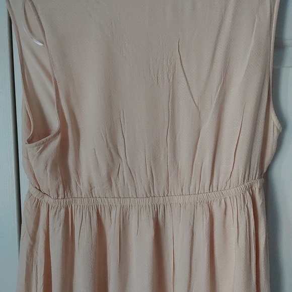 H&M Dress Pink V Neck Elastic waist Maternity M - Picture 8 of 8
